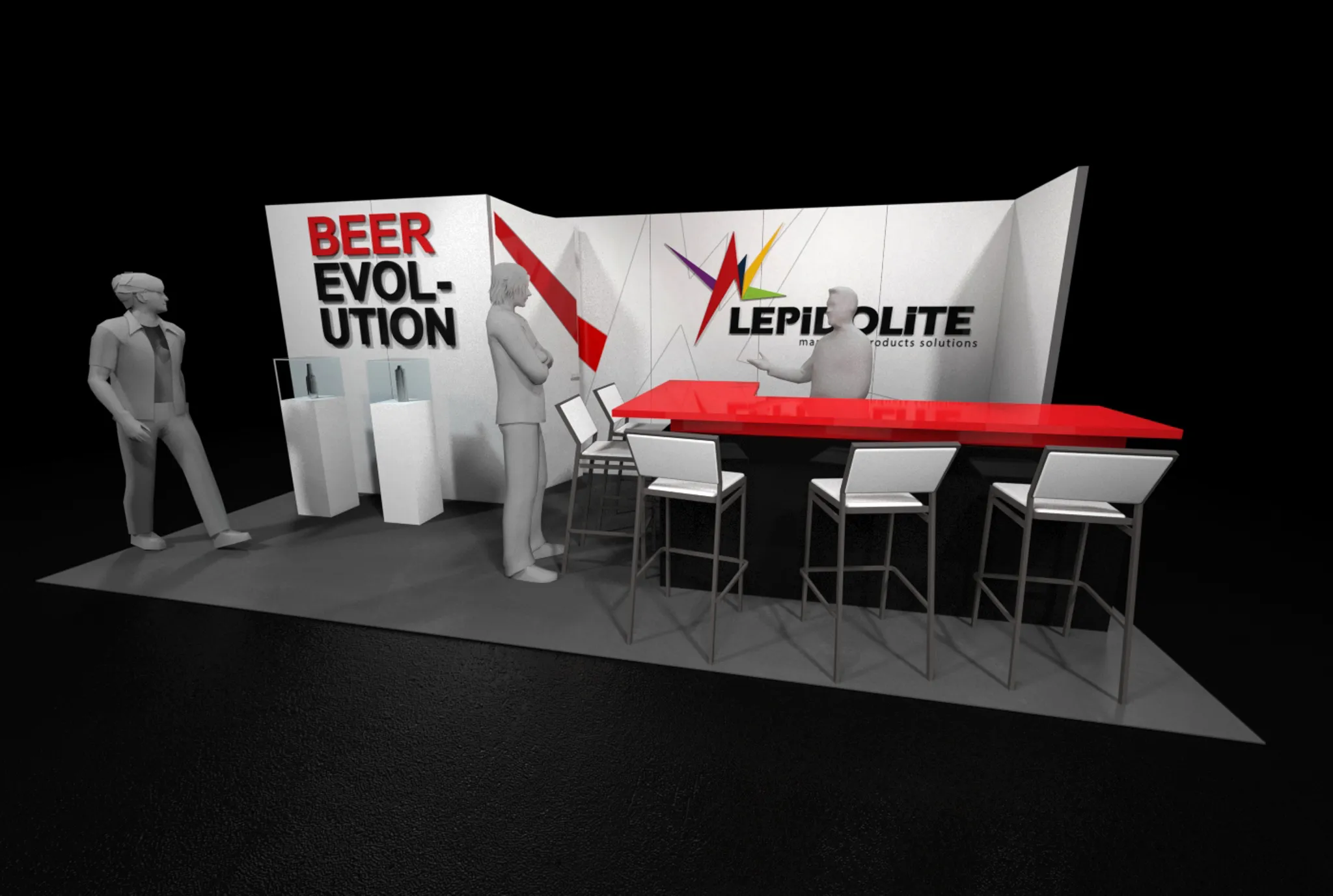 10x20 Inline booth design by Condit Exhibits